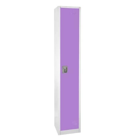 Adiroffice 72" H x 12" W  Steel Single Tier Locker ADI629-201-PUR